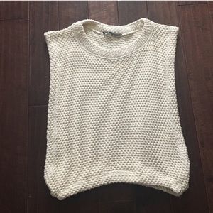 Zara chunky open knit vest